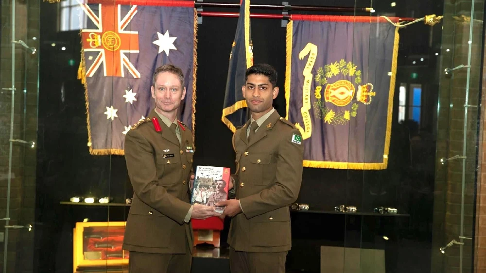 Pakistani cadet wins top honour at Australian military academy